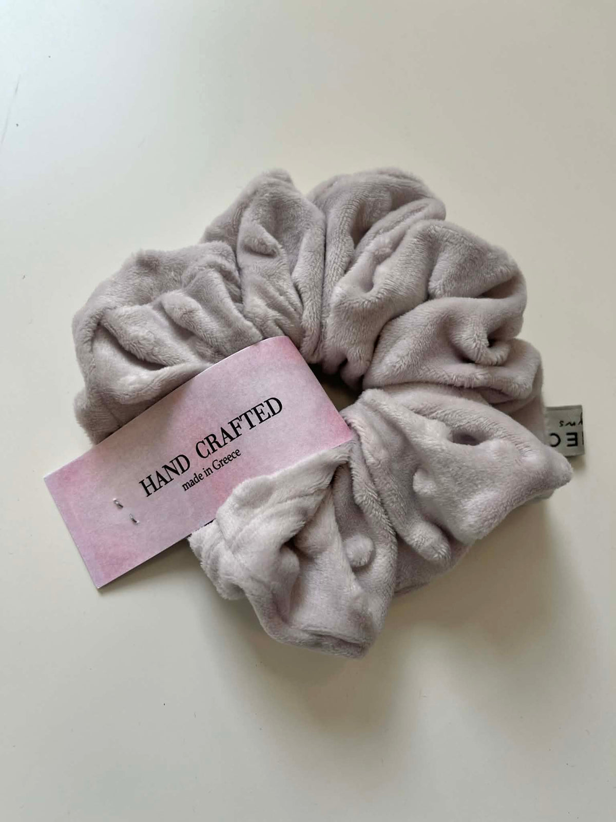 Handmade Scrunchie - Soft Grey