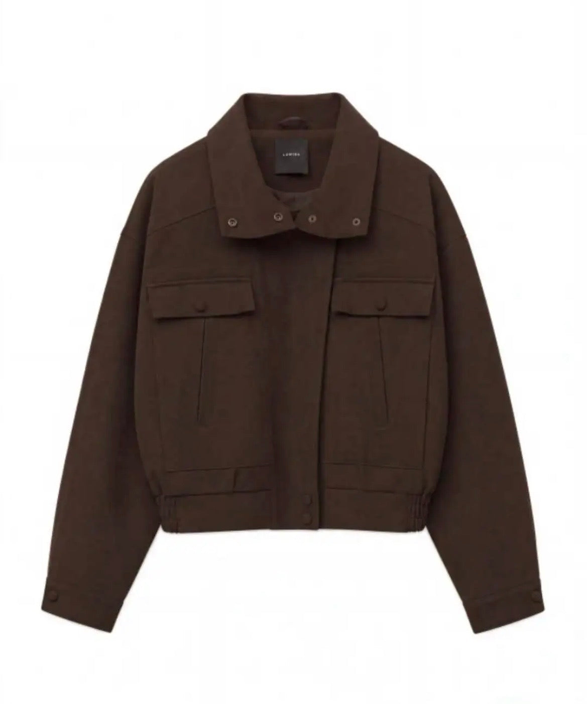 Brown Suede Effect Jacket